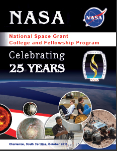 Flyer for National space Grant's 25th anniversary.
