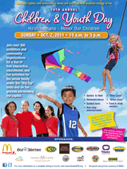 Photo of flyer for Children and Youth Day in Honolulu.