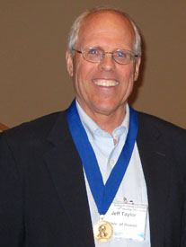 Portrait of Dr. Jeff Taylor, winner of Sagan medal.