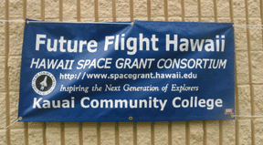 Photo of banner for Future Flight Hawaii.